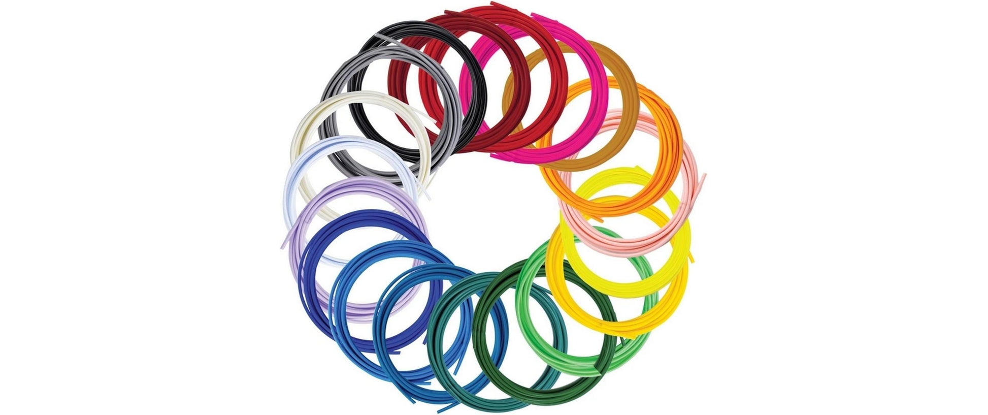 3Doodler 3D-Drucker-Filament Start+ PLA 2,5 mm Mehrfarbig, opak – für 3Doodler Start, 3Doodler 3D Build&Play