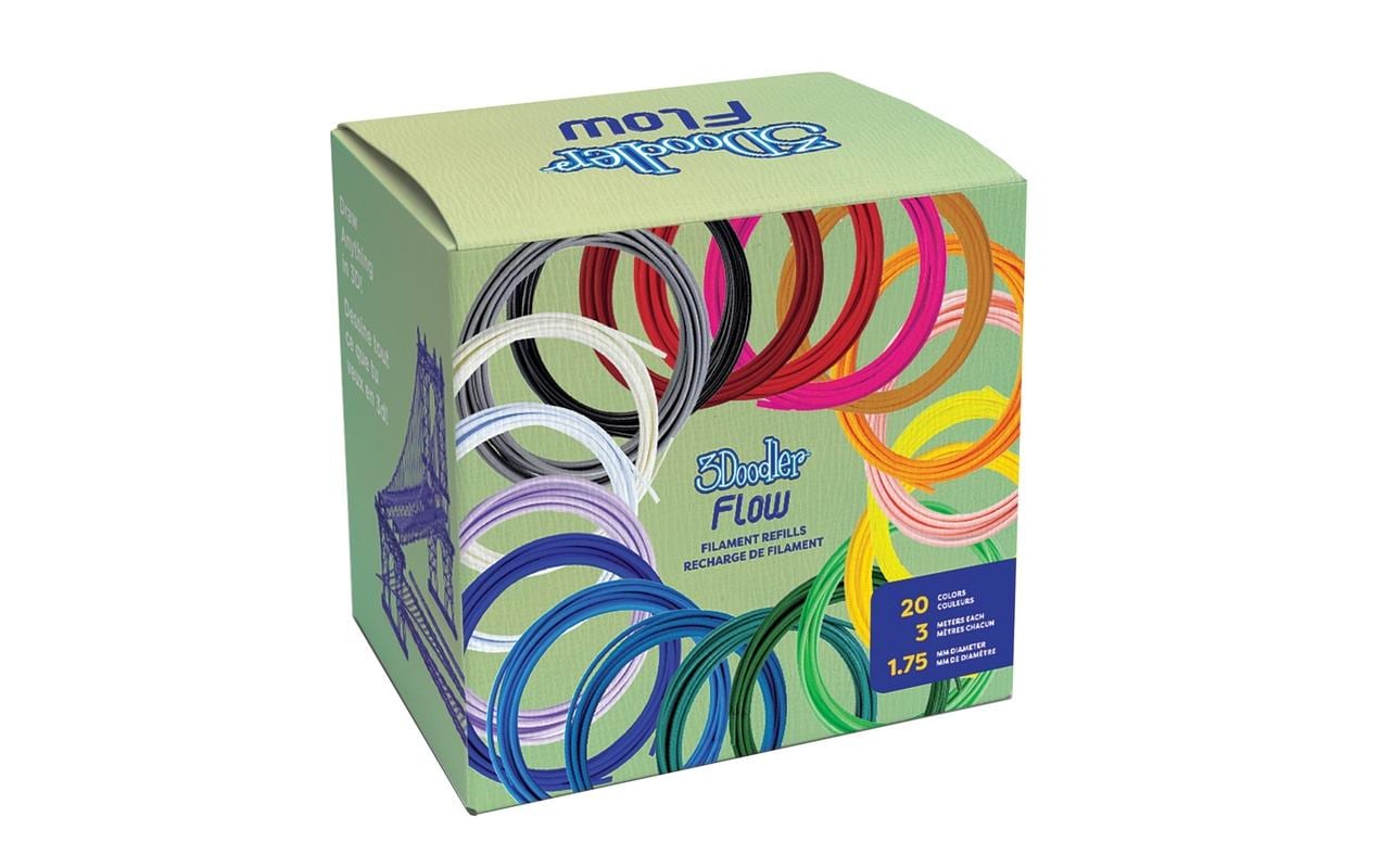 3Doodler 3D-Drucker-Filament Start+ PLA 2,5 mm Mehrfarbig, opak – für 3Doodler Start, 3Doodler 3D Build&Play