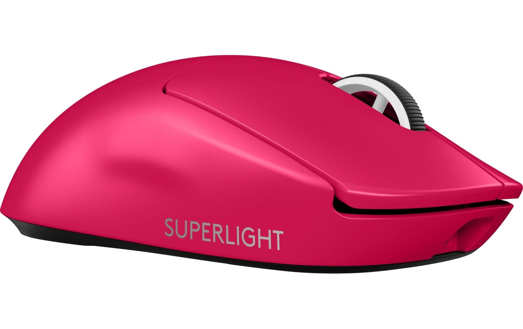 Logitech G G PRO X SUPERLIGHT 2 – Gaming-Maus – Kabellos (2,4 GHz), 32000 DPI, Rechts, Magenta