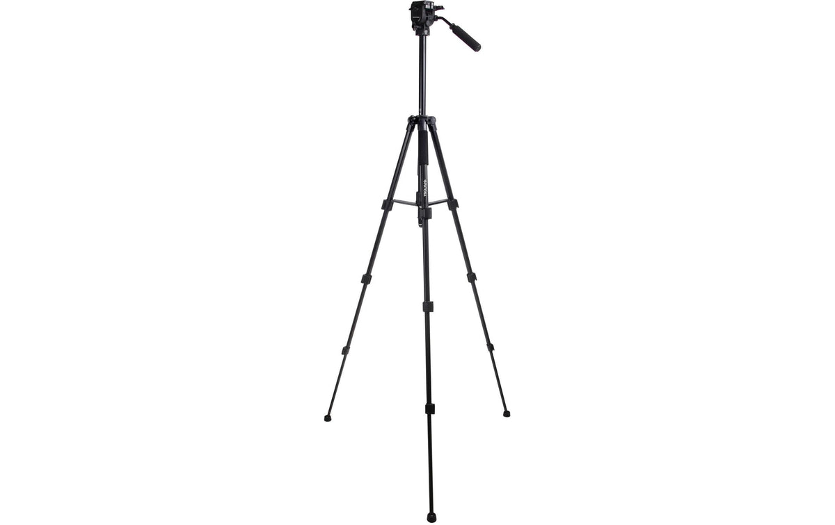 PATONA GEZI DV EASY 140 Stativ – 165,5 cm max., Traglast 5 kg, Kugelkopf, Tasche, 1/4" – Schwarz