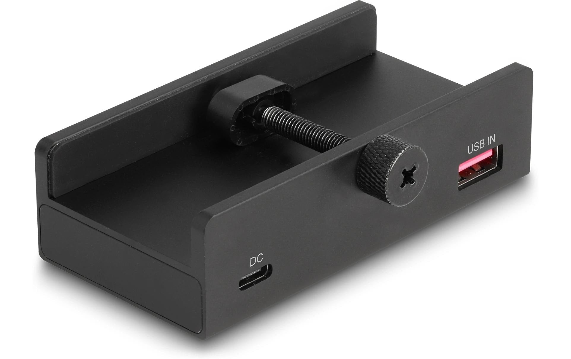 DeLOCK 64285 USB-Hub – USB-A, 2× USB-A, 1× USB-C, SD/microSD, 3,5 mm Audio, für Windows/Mac/Linux