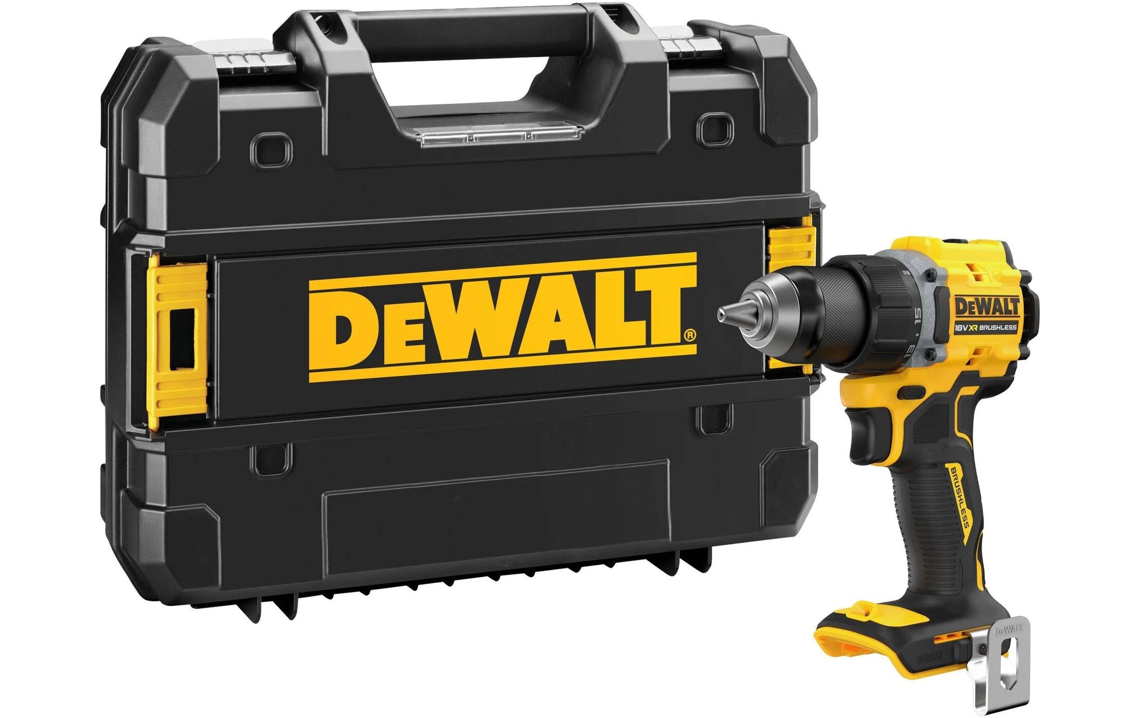 DeWalt Akku-Bohrschrauber – 18 V (XR) – Schnellspannbohrfutter – Solo – Brushless
