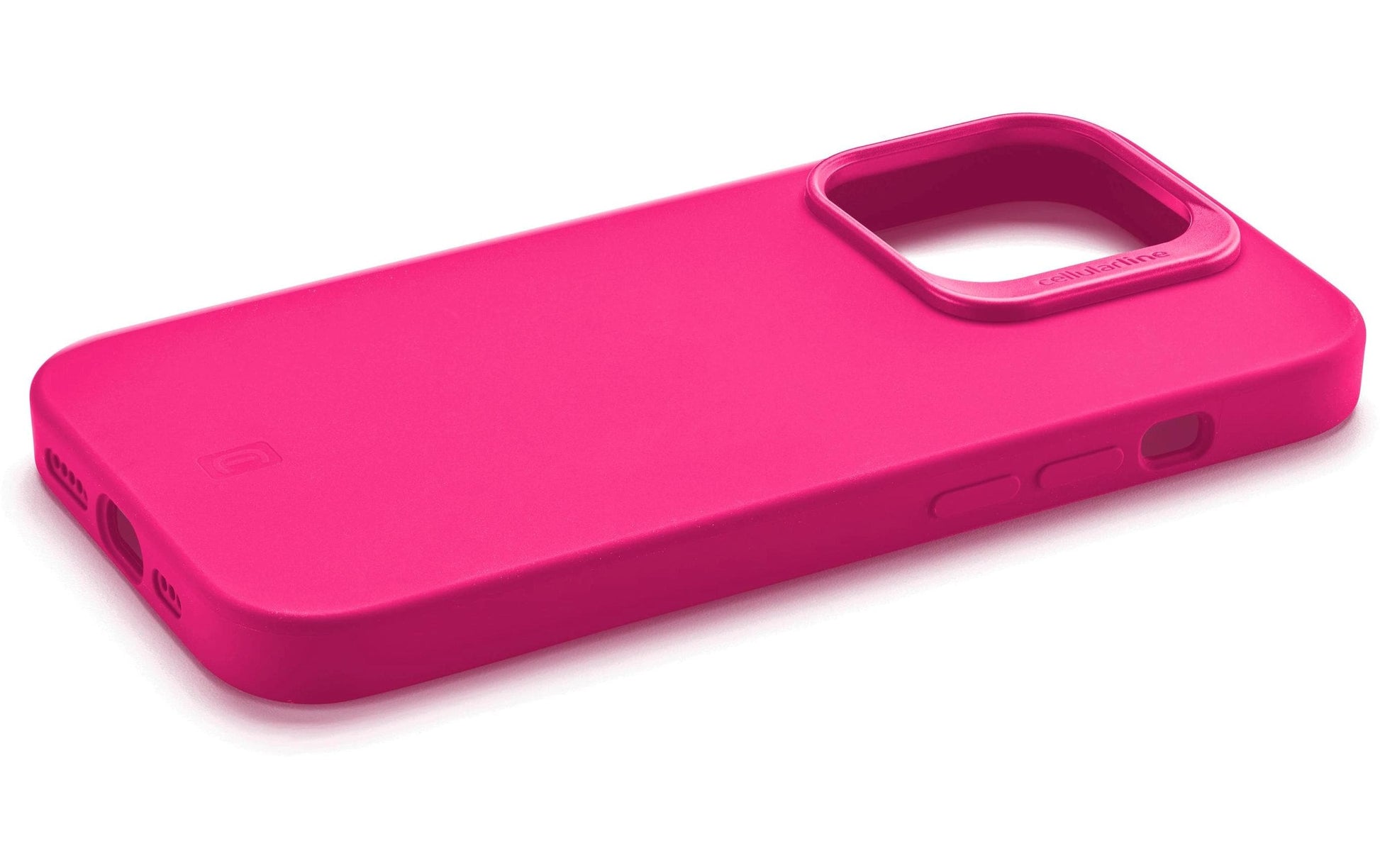 Cellularline Backcover – für Apple iPhone 15 – rosa – Silikon, stossdämpfend