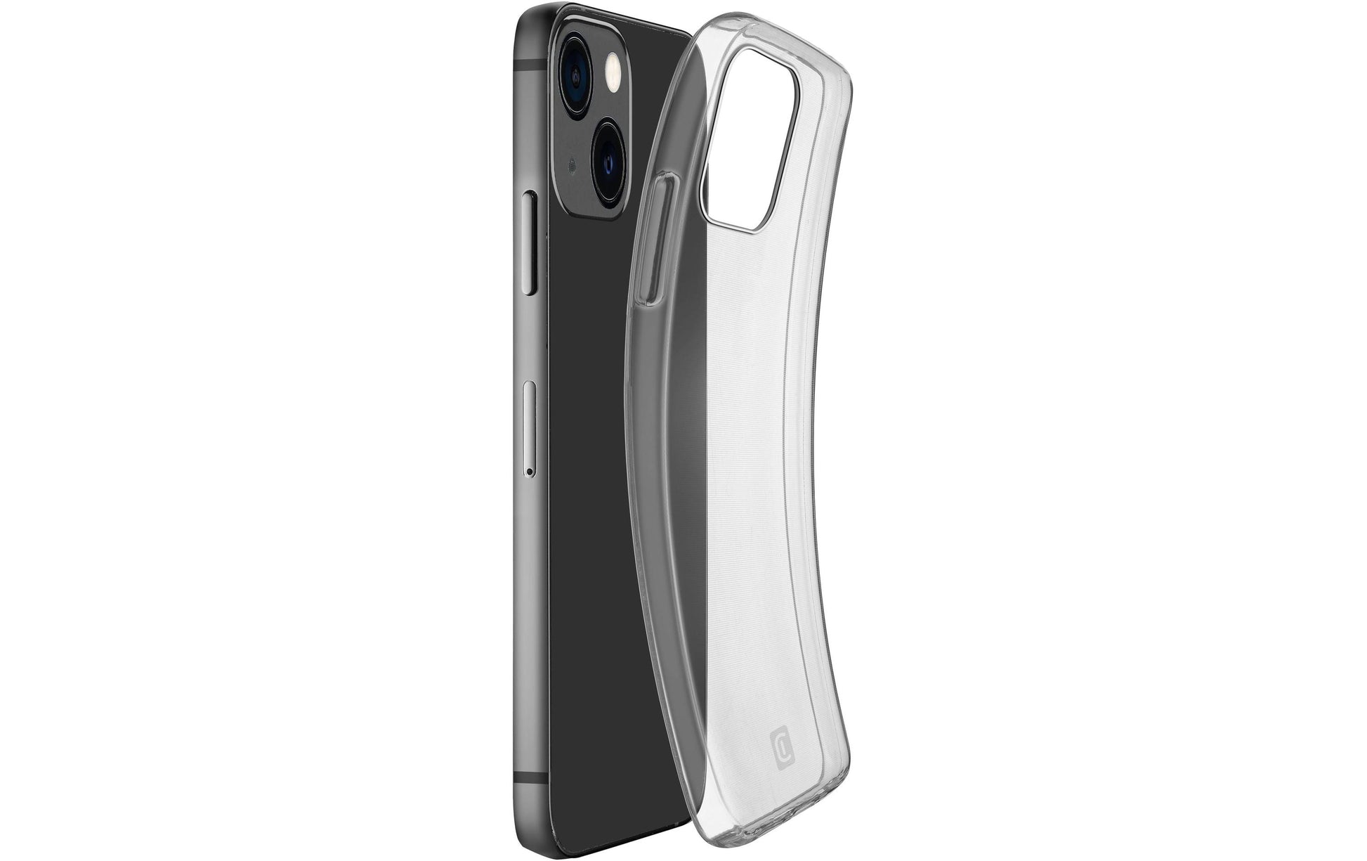 Cellularline Backcover Fine – für Apple iPhone 15 – transparent – TPU, MagSafe-kompatibel