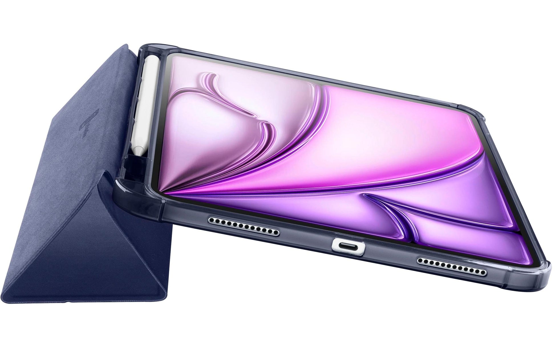 Cellularline Tablet-Hülle für iPad Air 11" (M2/2024), iPad Air 10,9" (2022), iPad Pro 11" (2018) – Blau