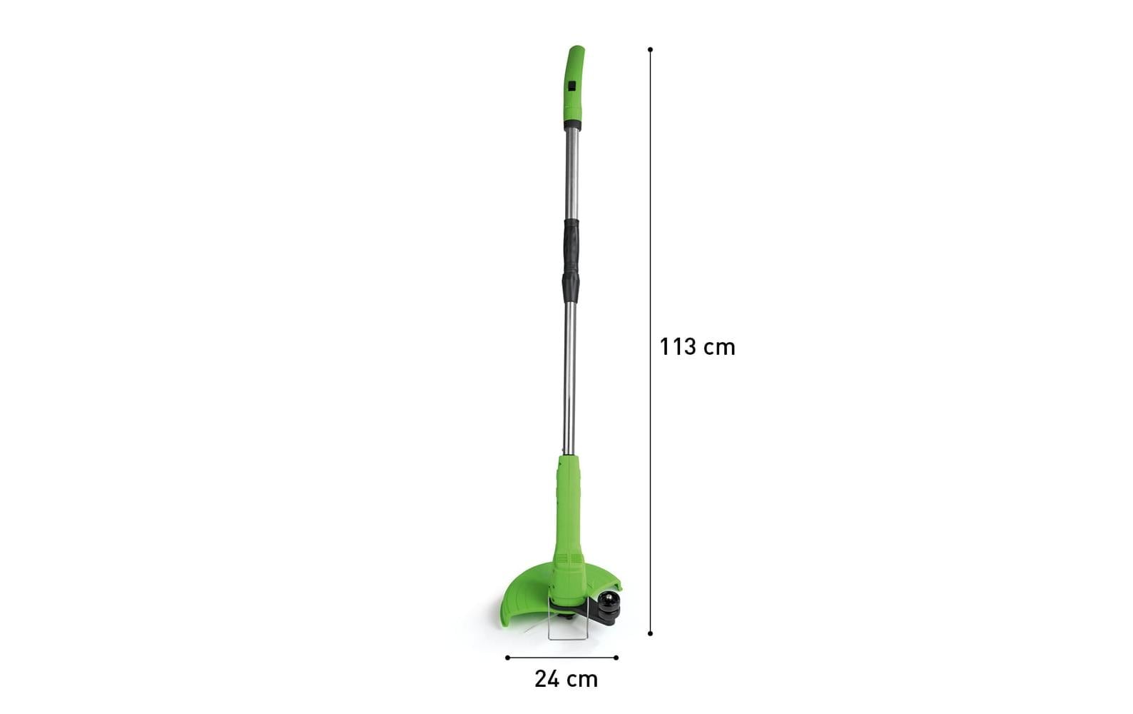 EASYmaxx 11025 Akku-Rasentrimmer – 12 V – Schnittbreite 24 cm – 28 W – inkl. Ladegerät