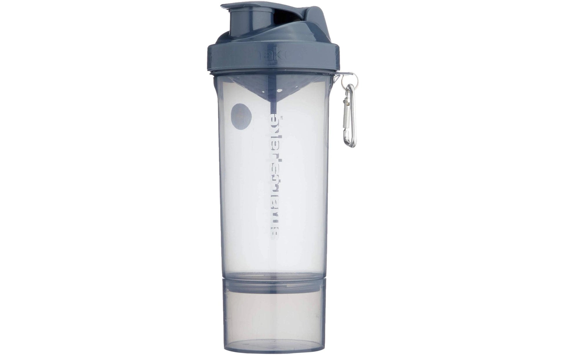 Smartshake Slim Trinkflasche 500 ml – Kunststoff, Sportdeckel, Grau