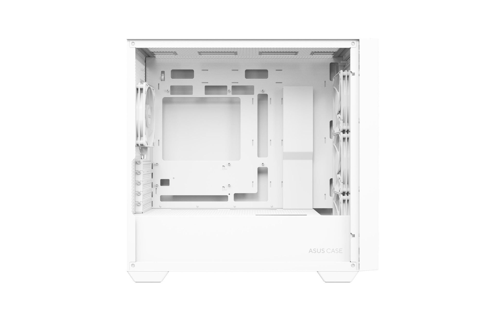 ASUS A21 PLUS – PC-Gehäuse – micro-ATX, Mini-ITX, Weiss, 3×120 mm vorne, 1×120 mm hinten, 465×220×430 mm