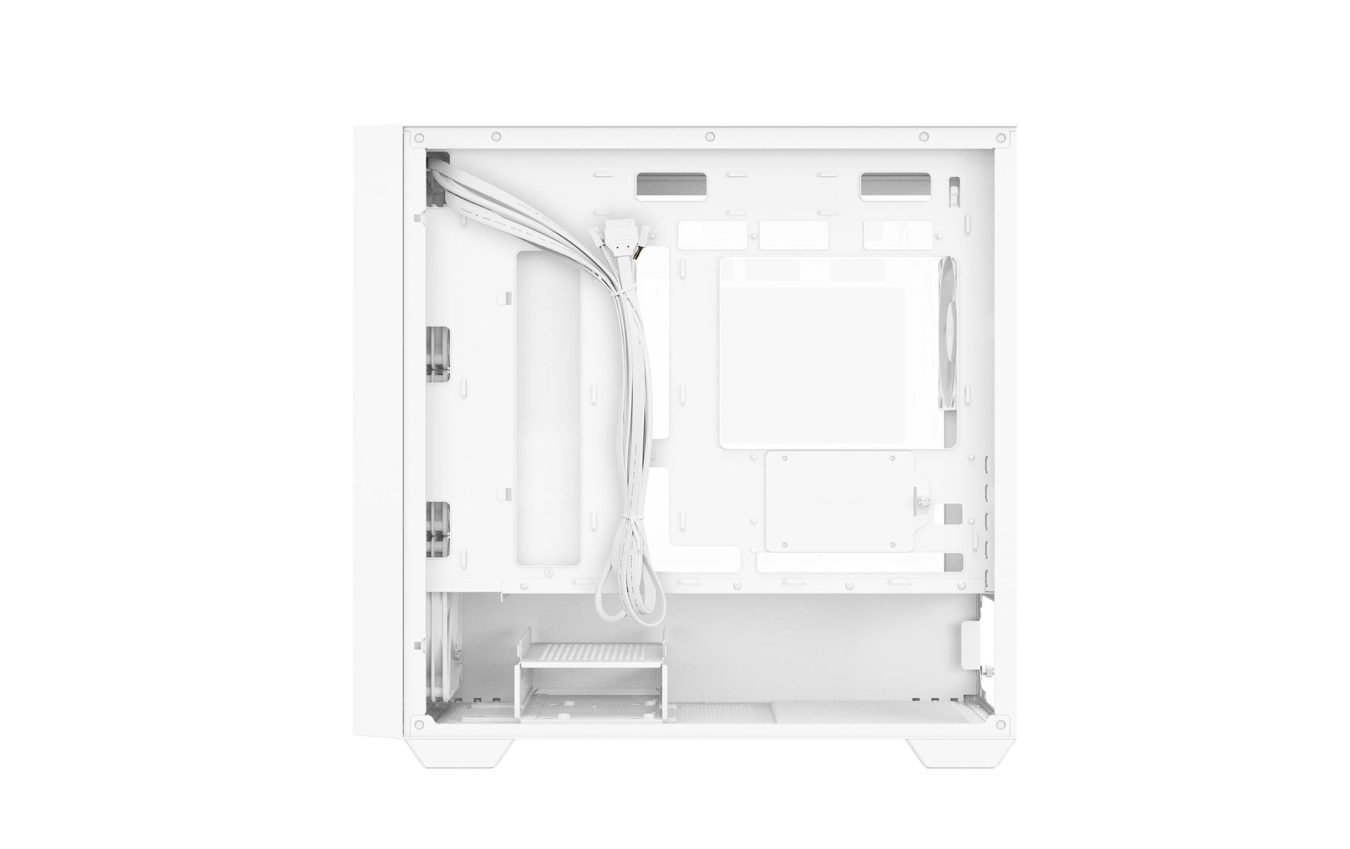 ASUS A21 PLUS – PC-Gehäuse – micro-ATX, Mini-ITX, Weiss, 3×120 mm vorne, 1×120 mm hinten, 465×220×430 mm