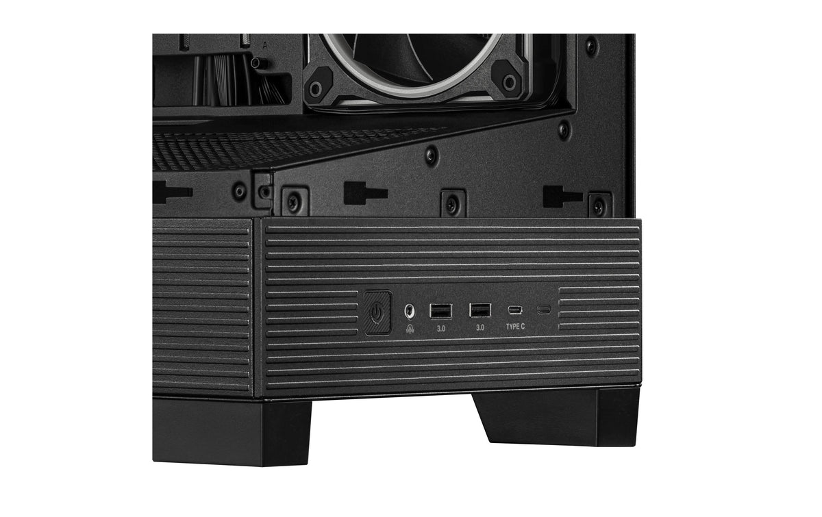 ASUS A31 PLUS TG – PC-Gehäuse (Mid-Tower) – Schwarz, ARGB, Seitenfenster, 3×120 mm + 1×120 mm, 238×511×435 mm