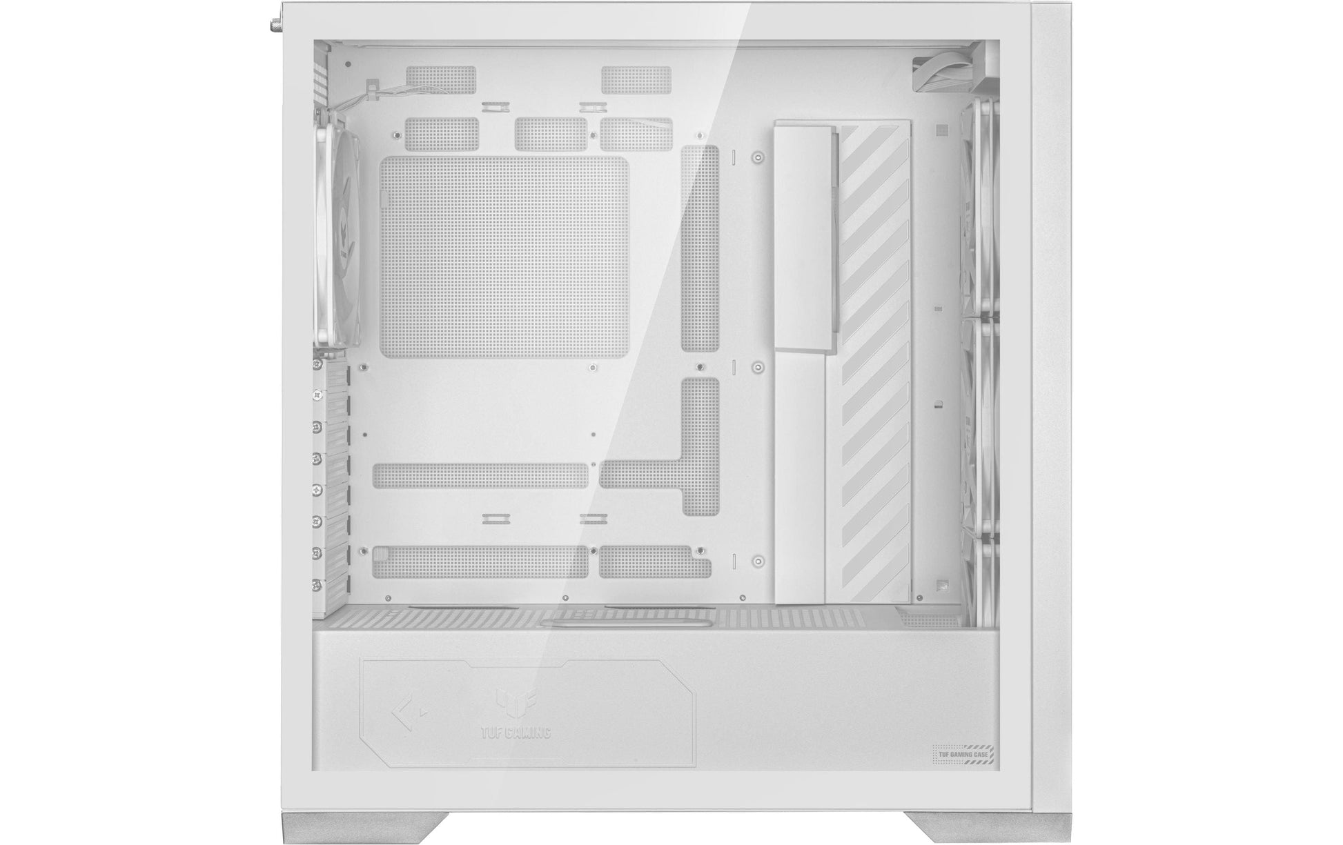 ASUS TUF Gaming GT302 ARGB – PC-Gehäuse – Weiss, EATX/ATX/mATX/Mini-ITX, 3×140 mm Front, Seitenfenster