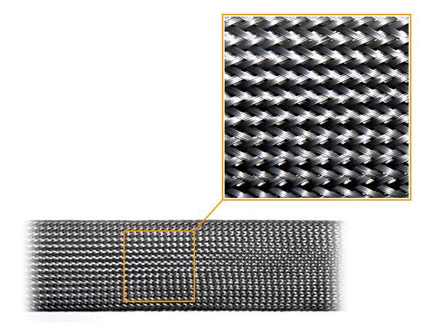 Multibrackets Kabelschlauch, 2 m, Ø 30–45 mm, Polyester, Schwarz