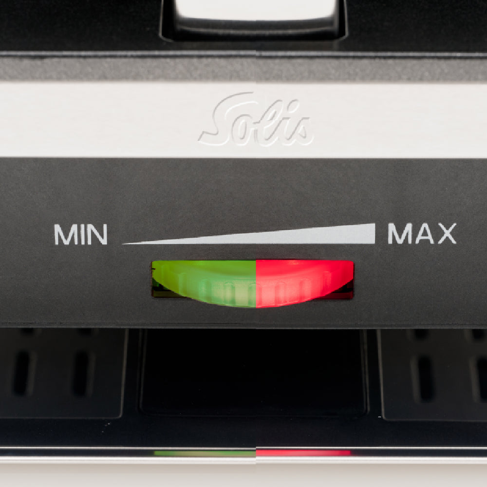 Solis Raclette-Grill 7911 – 10 Personen, 1500 W, Antihaftbeschichtung – Schwarz/Edelstahl