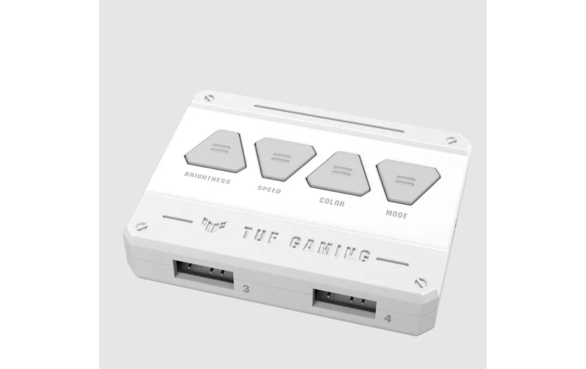 ASUS TUF GAMING TF120 – Gehäuselüfter – 3×120 mm, 4-Pin (PWM), 1900 U/min, 29 dB, ARGB, Weiss