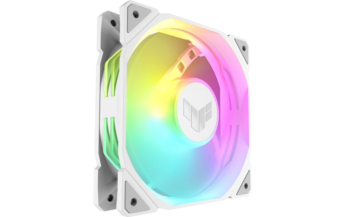 ASUS TUF GAMING TR120 – Lüfter-Set – 3×120 mm, ARGB, PWM, 2000 U/min, 29 dB, Weiss