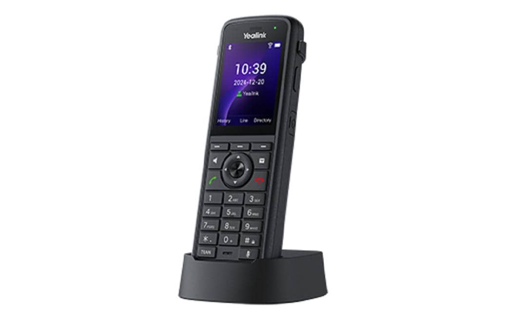 Yealink AX86R – WLAN-Telefon (Handgerät), WLAN (IEEE 802.11), Schwarz