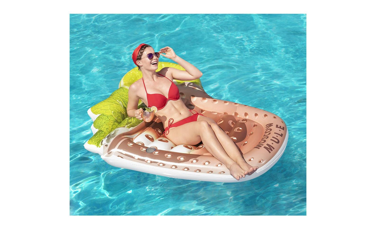 Bestway Moscow Mule Float Schwimmende Matratze – 173 × 160 cm – PVC – Rosa – ab 16 Jahren