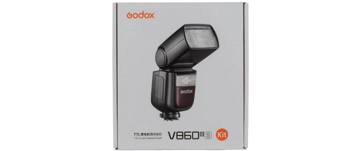 Godox V860III Aufsteckblitz – TTL, Li-Ion 2600 mAh, Leitzahl 60 – für Sony, Minolta – Schwarz