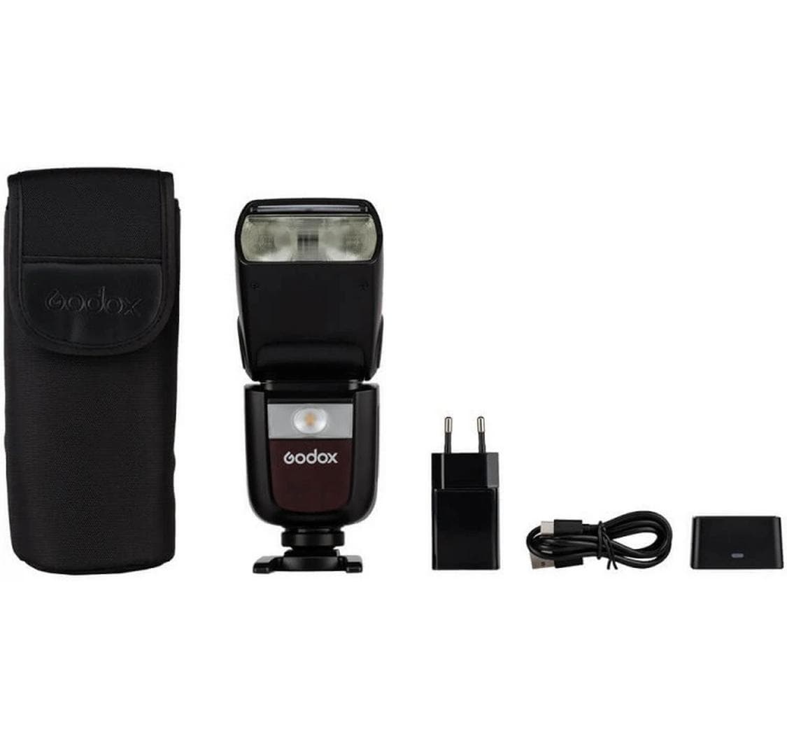 Godox V860III Aufsteckblitz – TTL, Li-Ion 2600 mAh, Leitzahl 60 – für Sony, Minolta – Schwarz