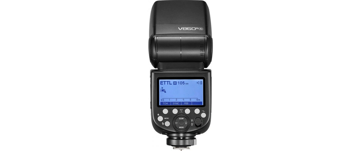 Godox V860III Blitzgerät – GN 60, Li-Ion 2600 mAh, 1,5 s Blitzfolgezeit – für Nikon