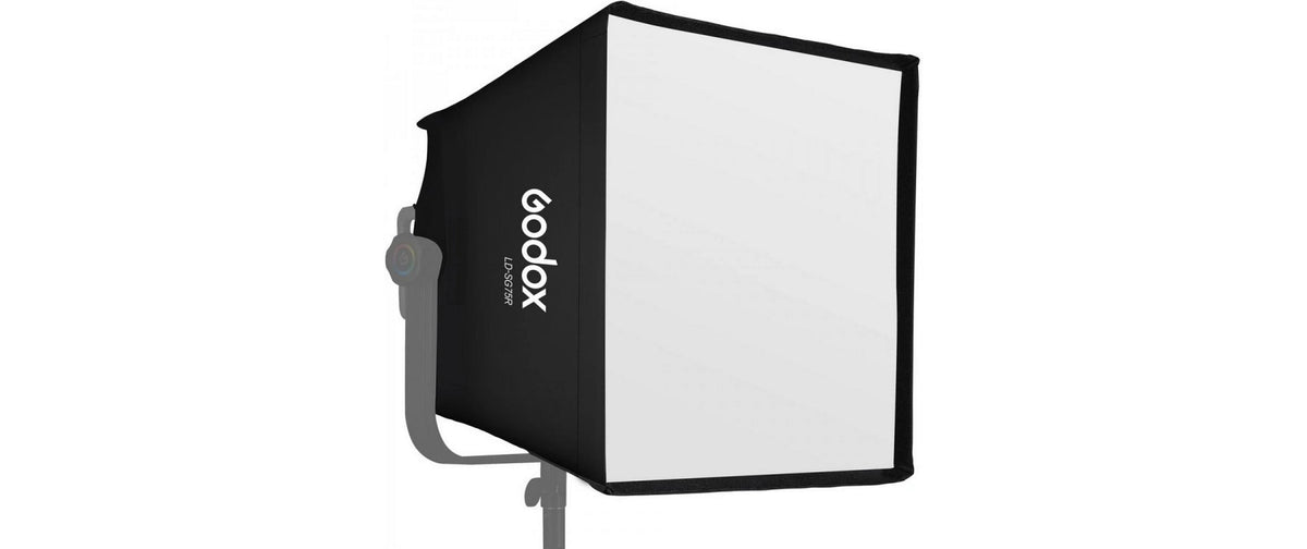 Godox LD-SG75R Softbox – 450 × 520 mm, eckig – mit Grid, Diffusor, Tragetasche – für LD75R – schwarz