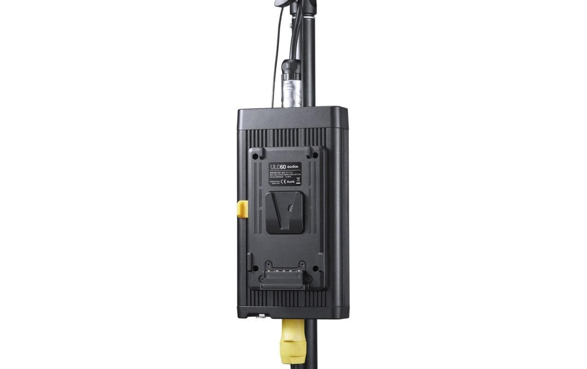 Godox UL60 LED-Videoleuchte – 60 W, 5600 K, CRI 96 – 120 × 220 × 260 mm – Schwarz