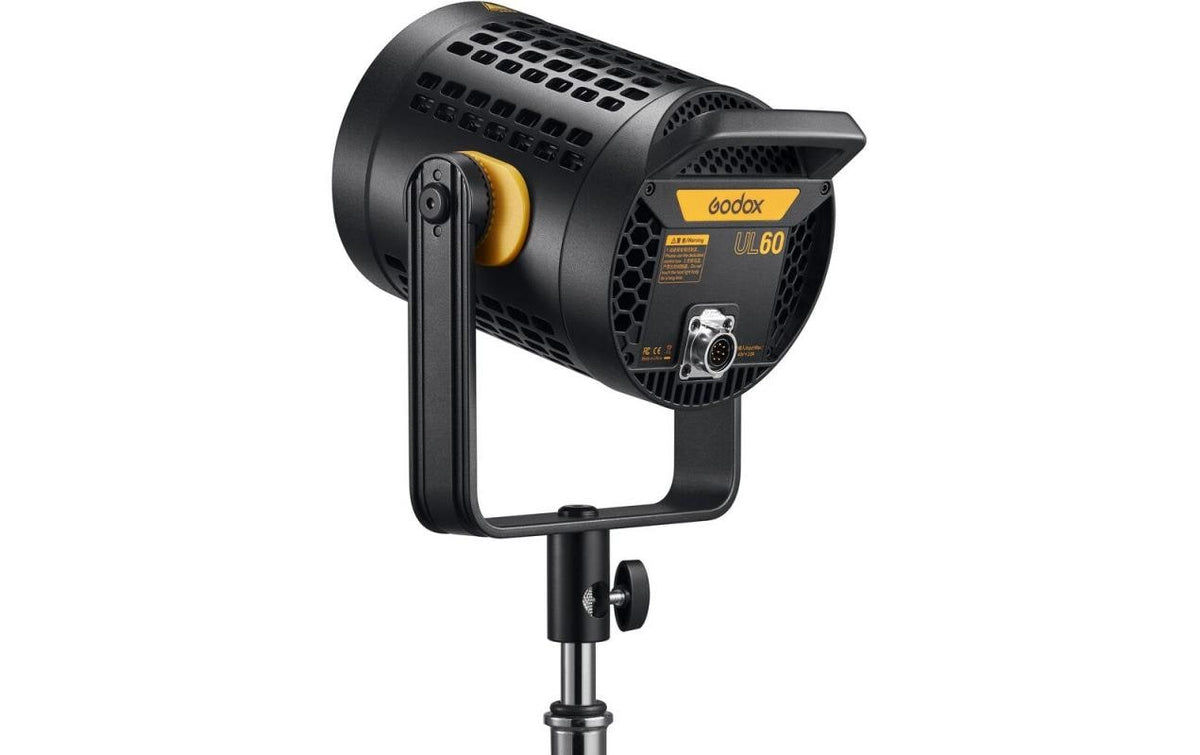 Godox UL60 LED-Videoleuchte – 60 W, 5600 K, CRI 96 – 120 × 220 × 260 mm – Schwarz