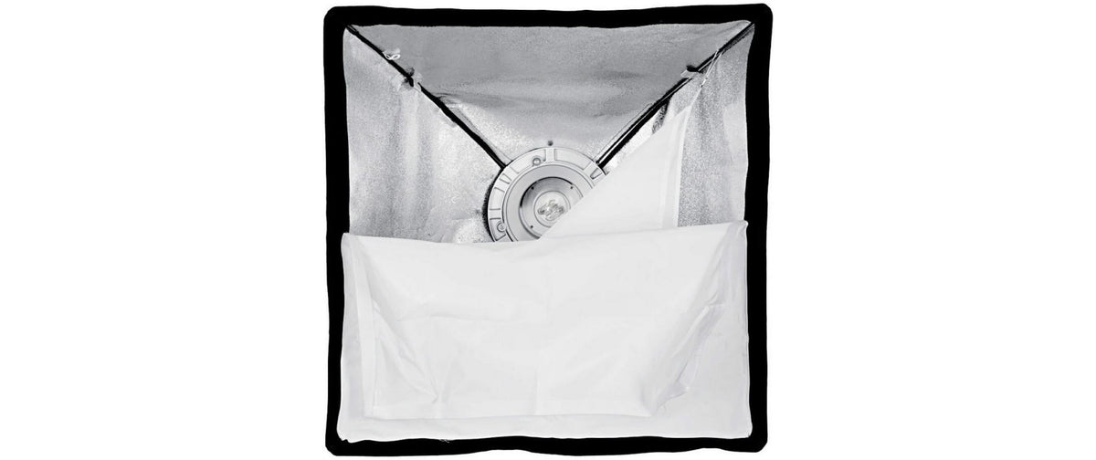 Godox SB-FW6060 Softbox 600 × 600 mm – Nylon, inkl. Grid, Bowens-Mount – Schwarz