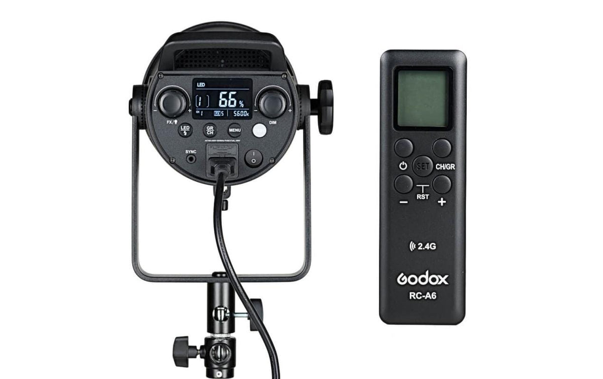 Godox FV200 Blitz-LED-Leuchte – 5600 K, Leitzahl 58, 1/8000 s, HSS – für Canon, Nikon, Sony und andere
