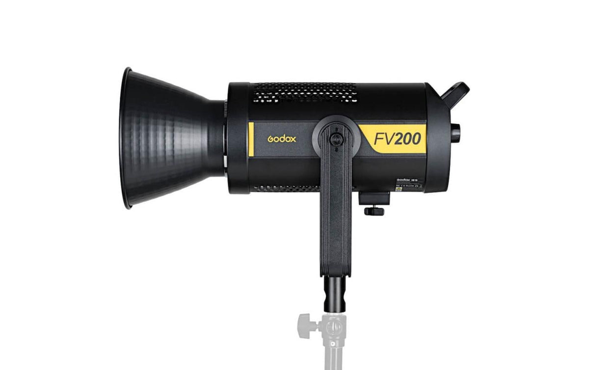 Godox FV200 Blitz-LED-Leuchte – 5600 K, Leitzahl 58, 1/8000 s, HSS – für Canon, Nikon, Sony und andere