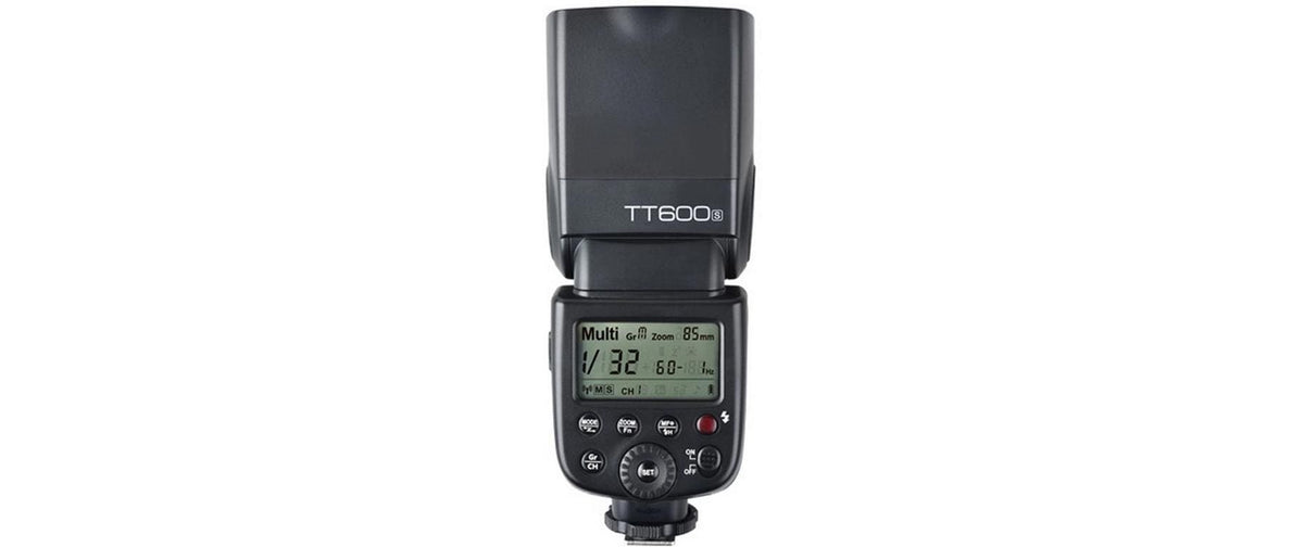 Godox TT600S Thinklite Aufsteckblitz – TTL, Leitzahl 60 m, 24–200 mm, NiMH 3000 mAh – für Sony – Schwarz