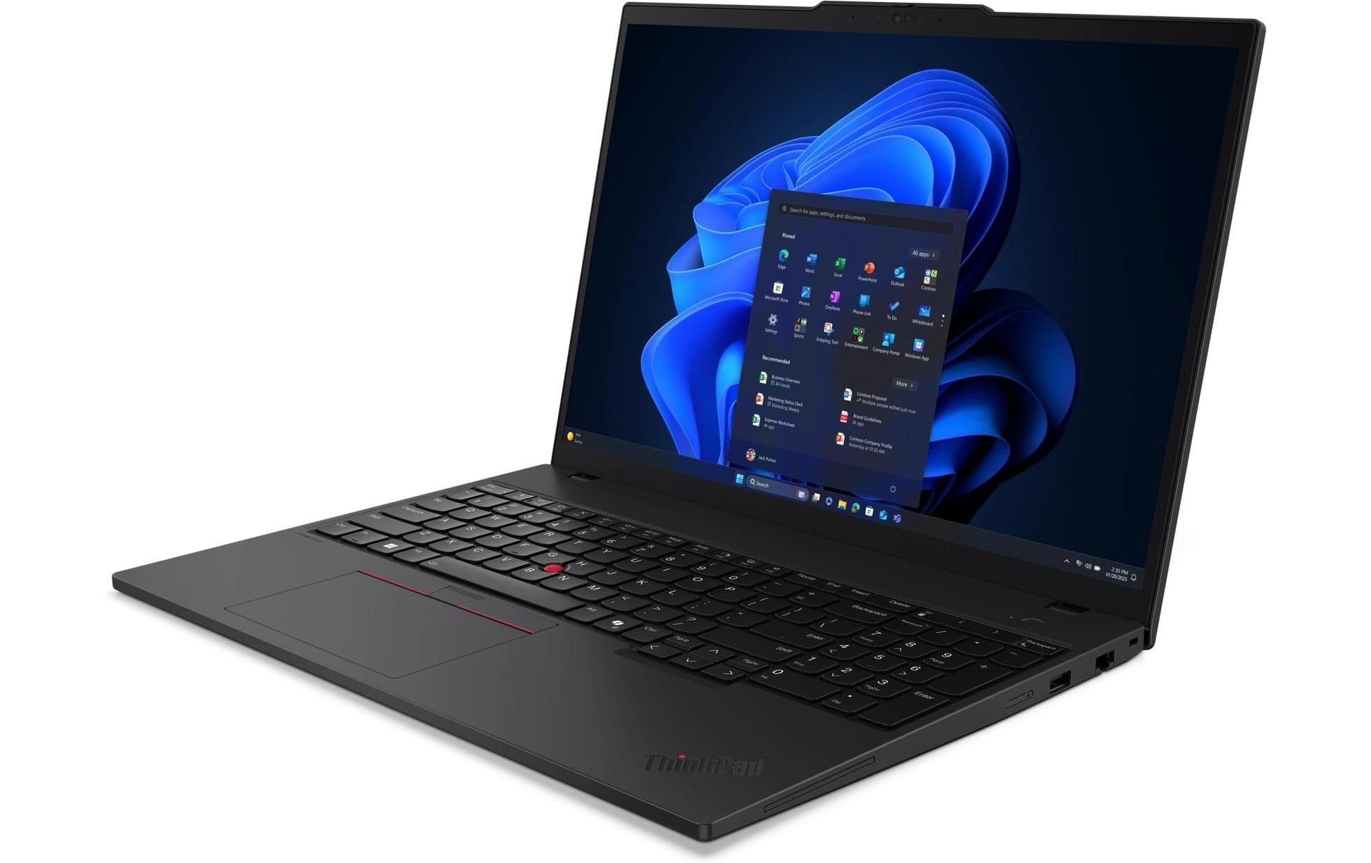 Lenovo ThinkPad T16 Gen 4 – 16" WUXGA, Core Ultra 7 255U, 32 GB, 1 TB SSD, Win 11 Pro, QWERTZ (CH)