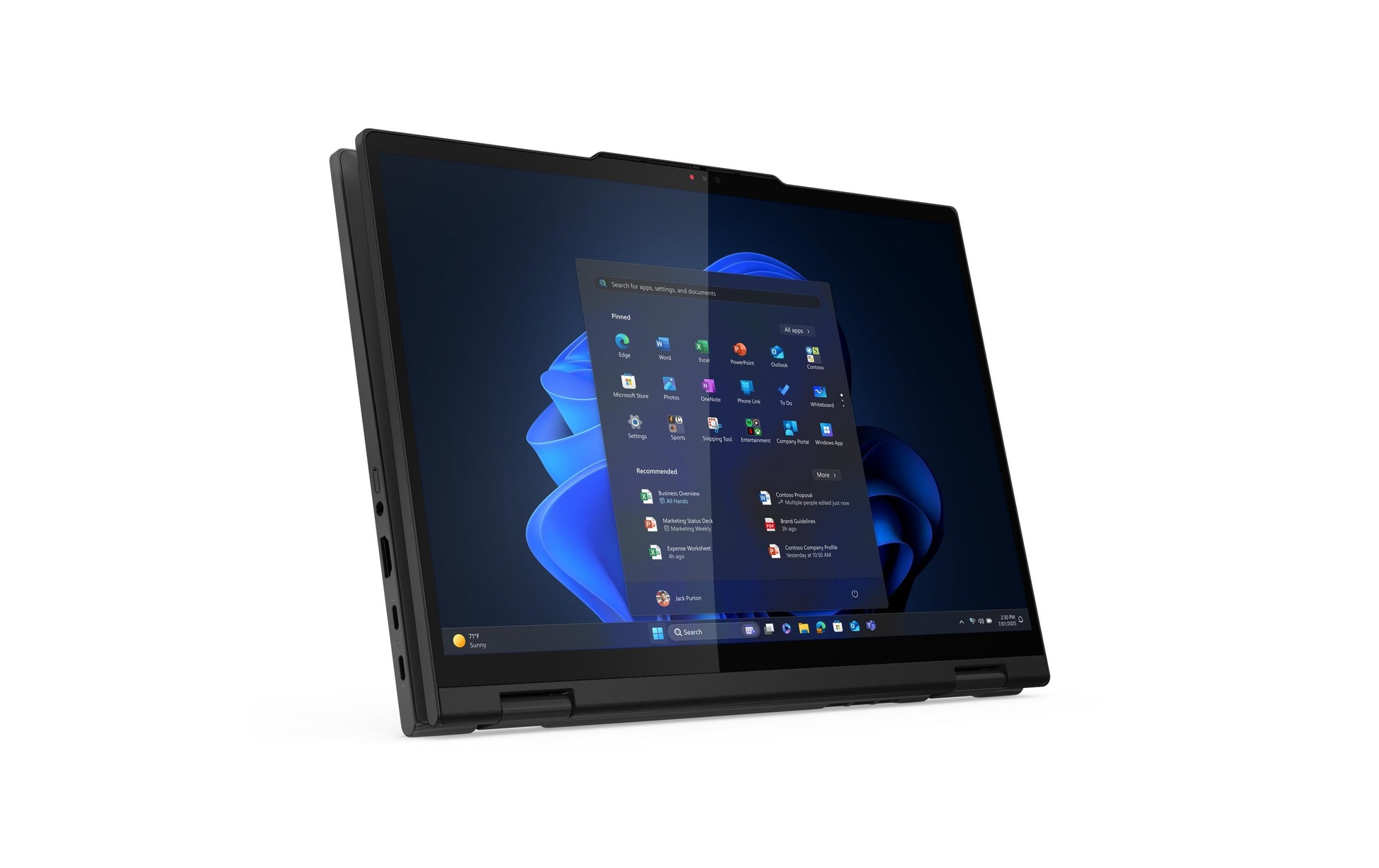 Lenovo ThinkPad T14s 2-in-1 G1 – 14" WUXGA Touch, Core Ultra 7 265U, 64 GB, 1 TB SSD, Win 11 Pro, QWERTZ (CH)
