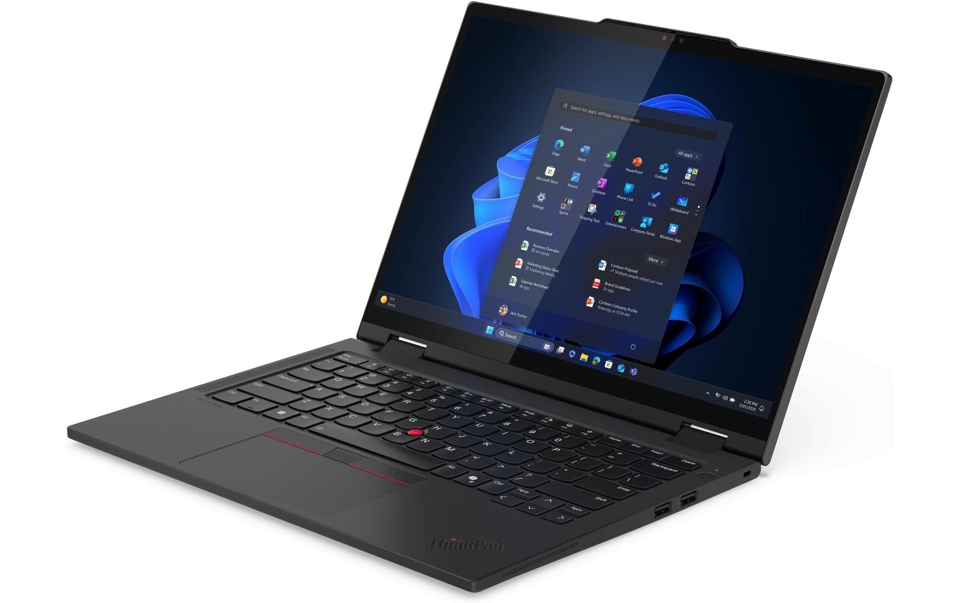 Lenovo ThinkPad T14s 2-in-1 G1 – 14" WUXGA Touch, Core Ultra 7 265U, 64 GB, 1 TB SSD, Win 11 Pro, QWERTZ (CH)