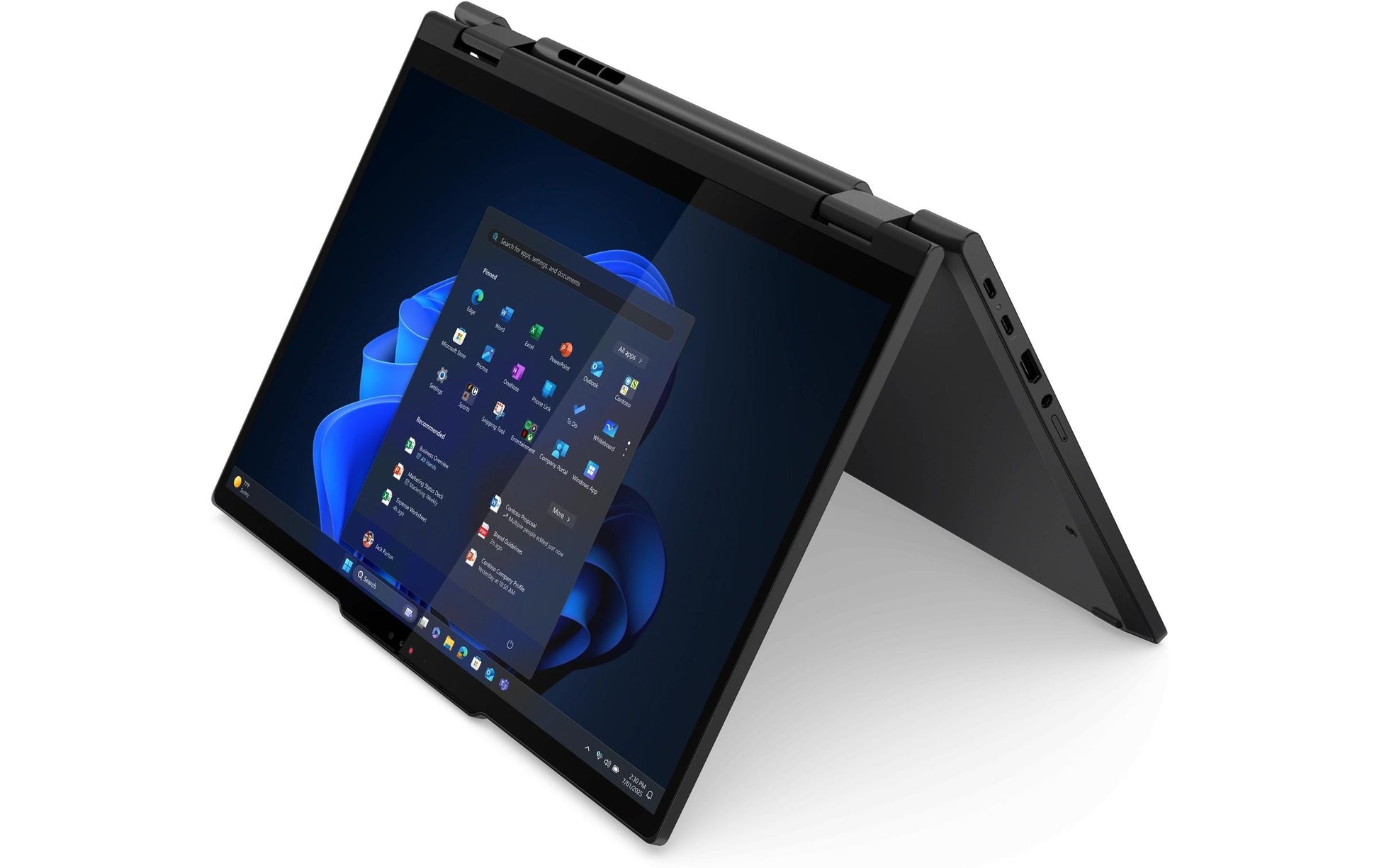 Lenovo ThinkPad T14s 2-in-1 G1 – 14" WUXGA Touch, Core Ultra 7 265U, 64 GB, 1 TB SSD, Win 11 Pro, QWERTZ (CH)