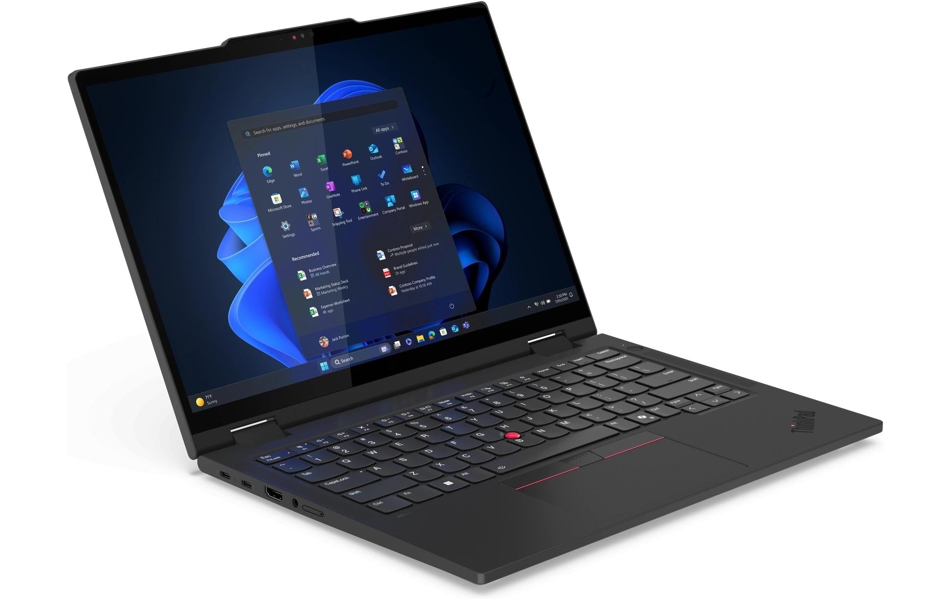 Lenovo ThinkPad T14s 2-in-1 G1 – 14" WUXGA Touch, Core Ultra 7 265U, 64 GB, 1 TB SSD, Win 11 Pro, QWERTZ (CH)