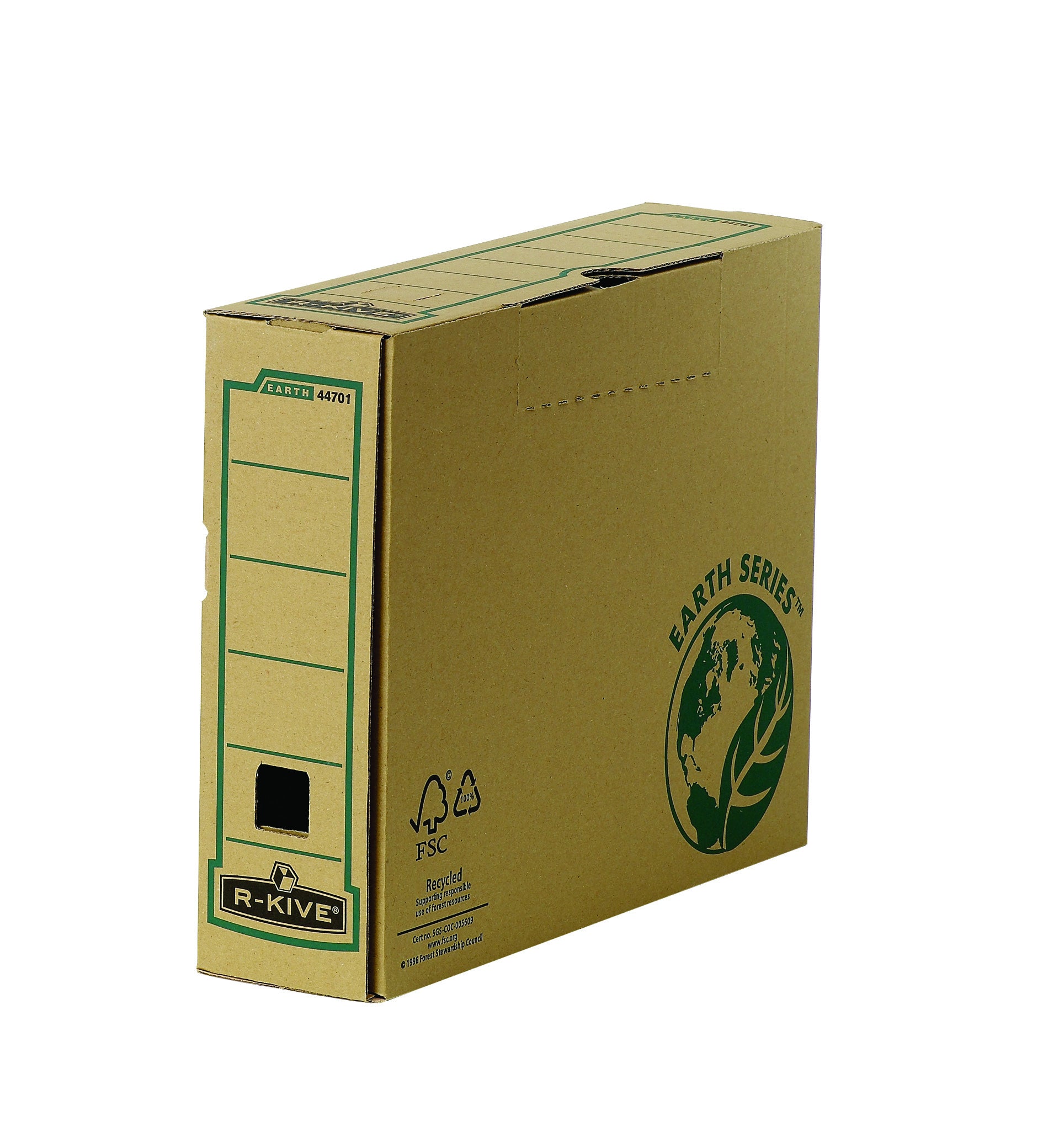 Fellowes R-Kive EarthSeries Archivschachtel – für A4, Rücken 80 mm, Braun, Karton, 20 Stück
