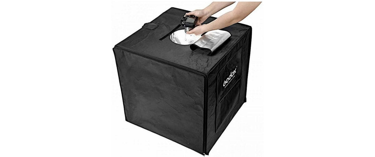 Godox LSD60 Tragbares LED-Ministudio – 60 × 60 cm, 40 W – Schwarz