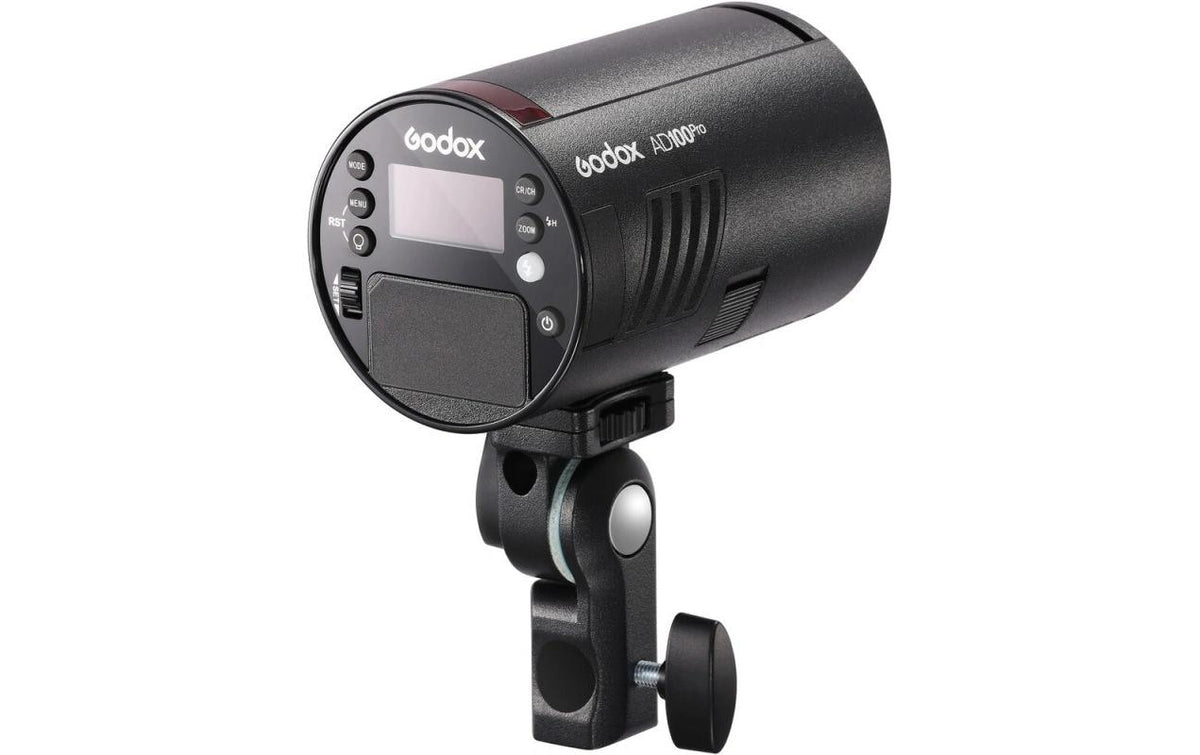 Godox AD100Pro Akku-Blitz – 100 W, Leitzahl 26, Akku 18,72 Wh – für Canon, Fujifilm, Nikon u. a. – Schwarz
