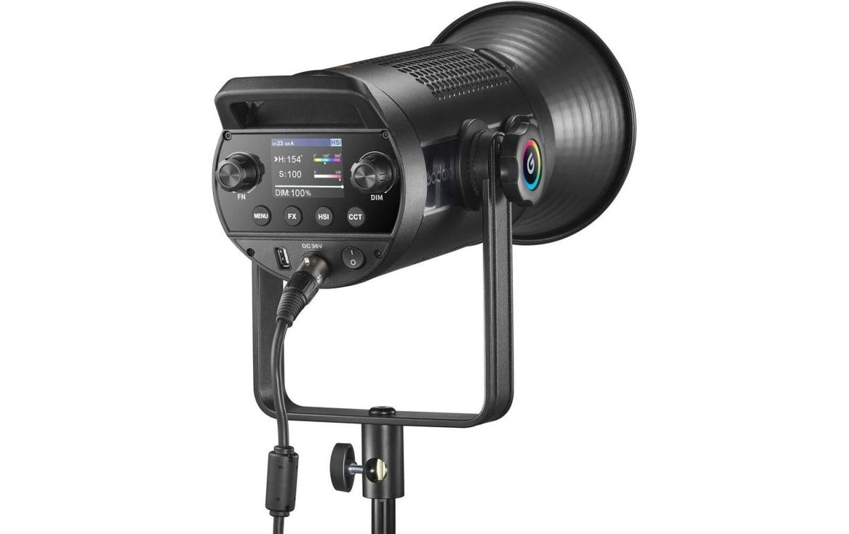 Godox SZ150R Bi-Color LED-Video-Licht – 150 W, 2800–6500 K, CRI 97, dimmbar – Schwarz