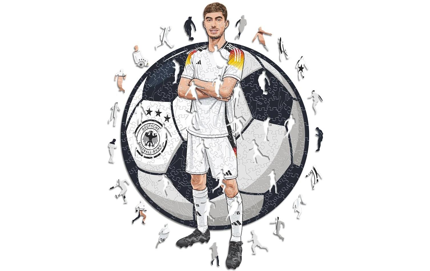 Iconic Puzzles Puzzle Kai Havertz (Deutsche Nationalmannschaft) – 30 × 42 cm – ab 10 J. – Holz, mehrfarbig
