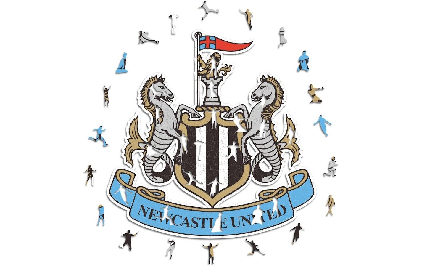 Iconic Puzzles Newcastle United FC - Logo – Logikspiel, 1 Spieler, ab 10 Jahren, mehrsprachig