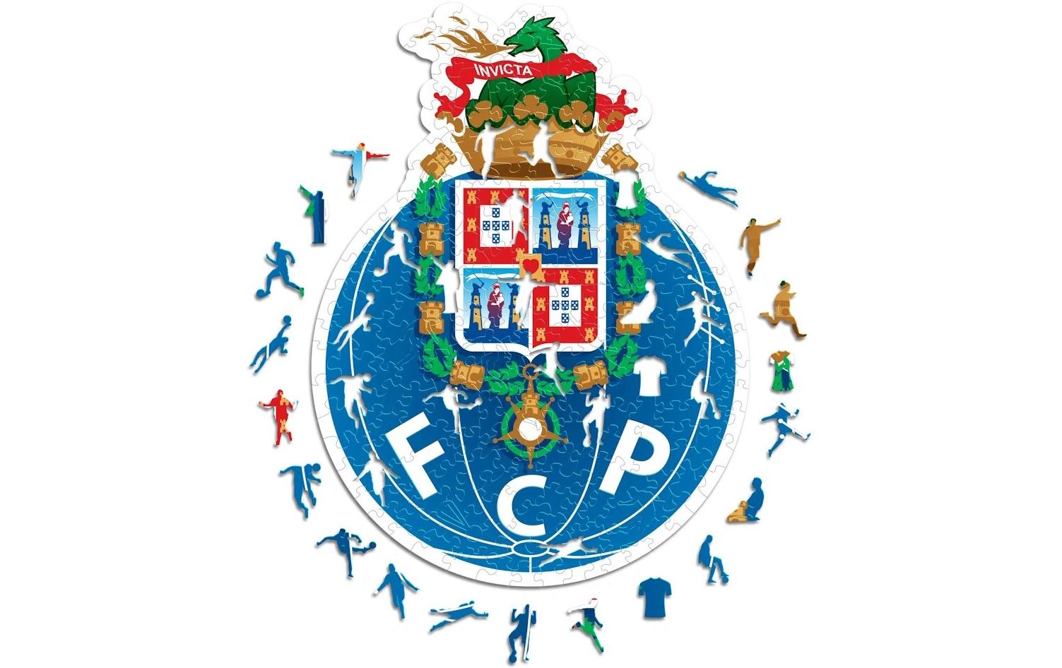 Iconic Puzzles Puzzle FC Porto Logo – 270 Teile – 30 × 40 cm – ab 10 J. – Holz – Mehrfarbig – FSC