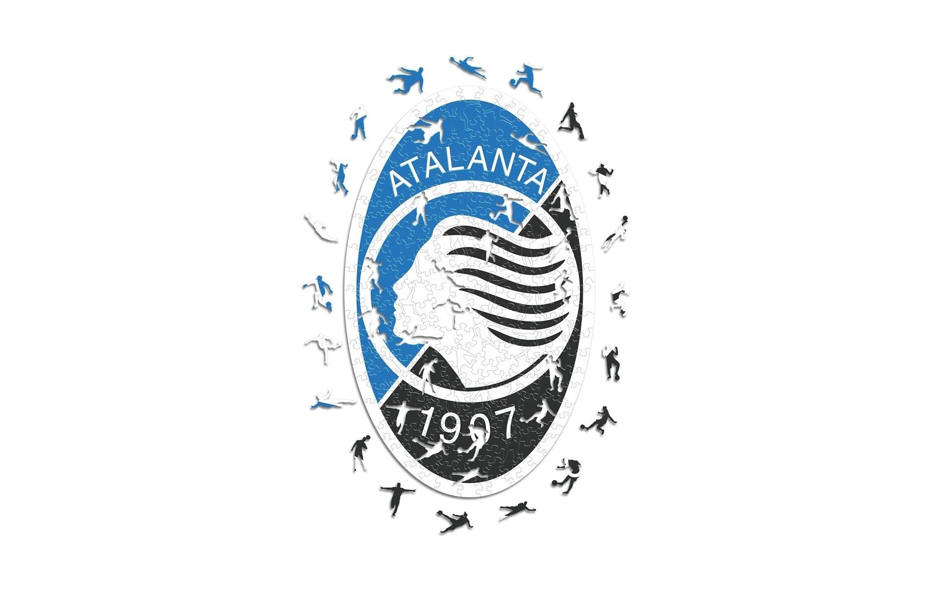 Iconic Puzzles Atalanta BC - Logo – Logikspiel, 1 Spieler, ab 14 Jahren, mehrsprachig