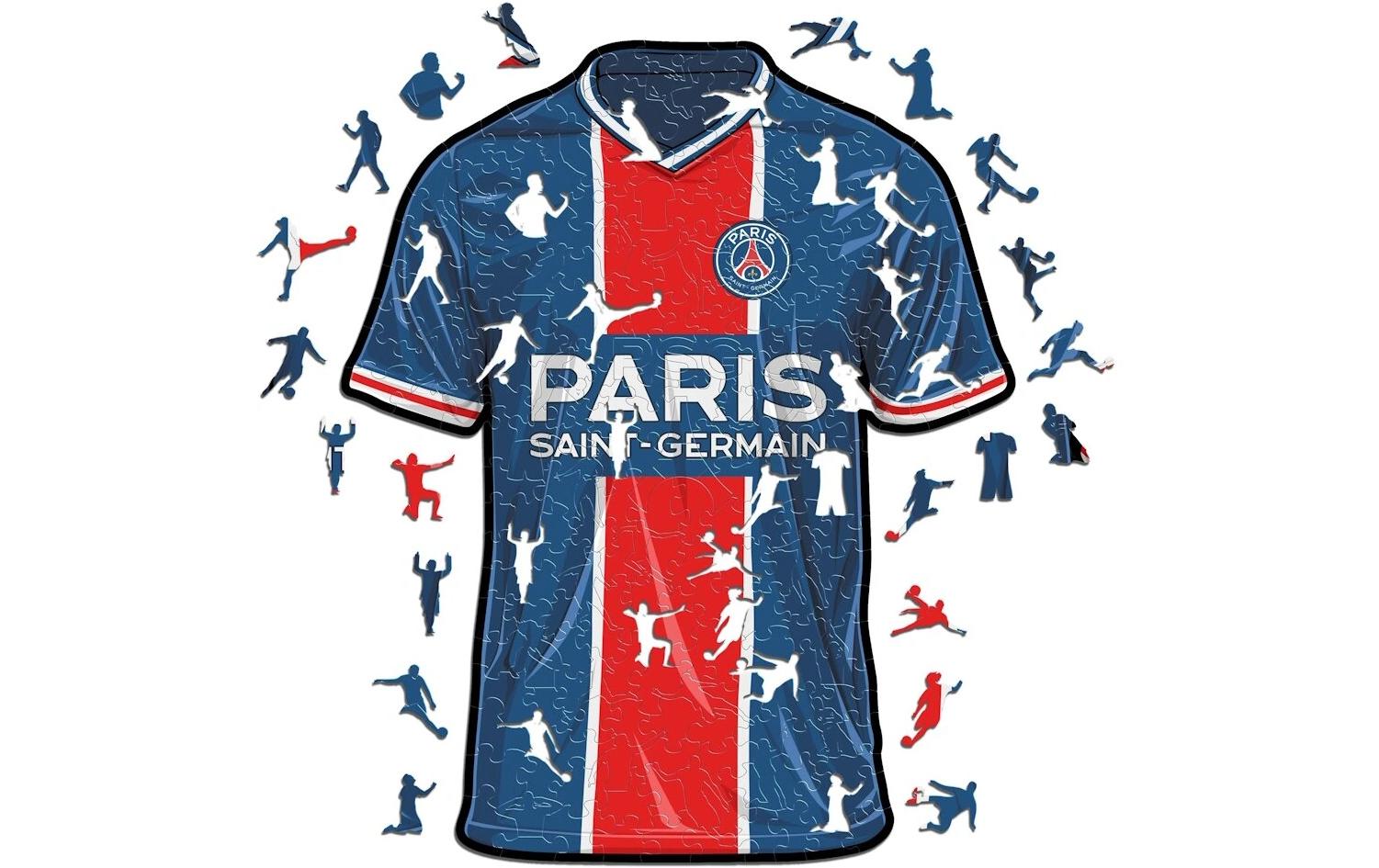 Iconic Puzzles PSG FC - Trikot - Holz-Puzzle, 1 Spieler, ab 10 Jahren, mehrsprachig