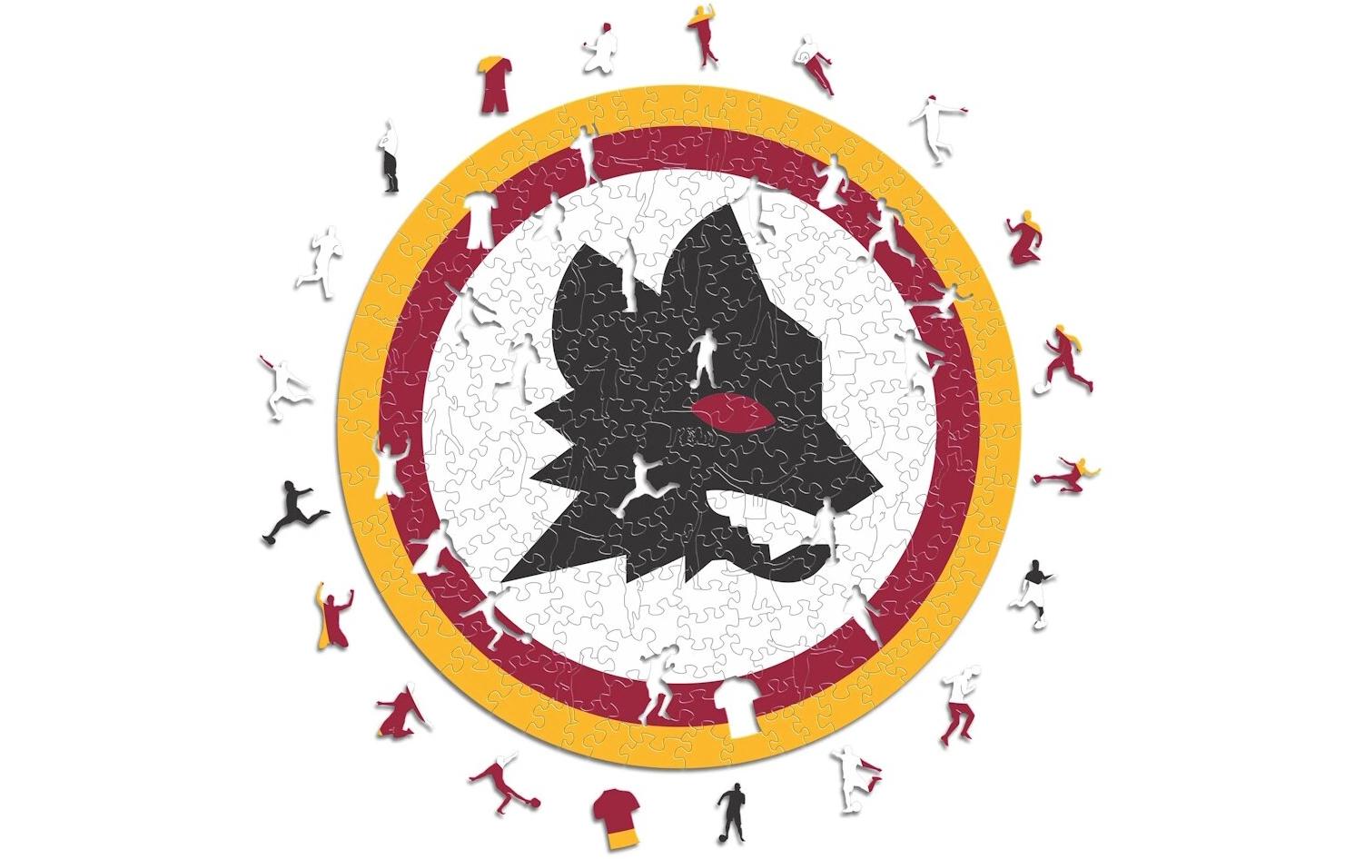 Iconic Puzzles AS Roma - Lupetto Logo – Logikspiel, 1 Spieler, ab 10 Jahren