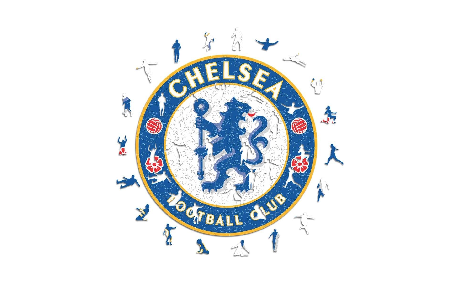 Iconic Puzzles Chelsea FC - Logo – Logikspiel, 1 Spieler, ab 14 Jahren