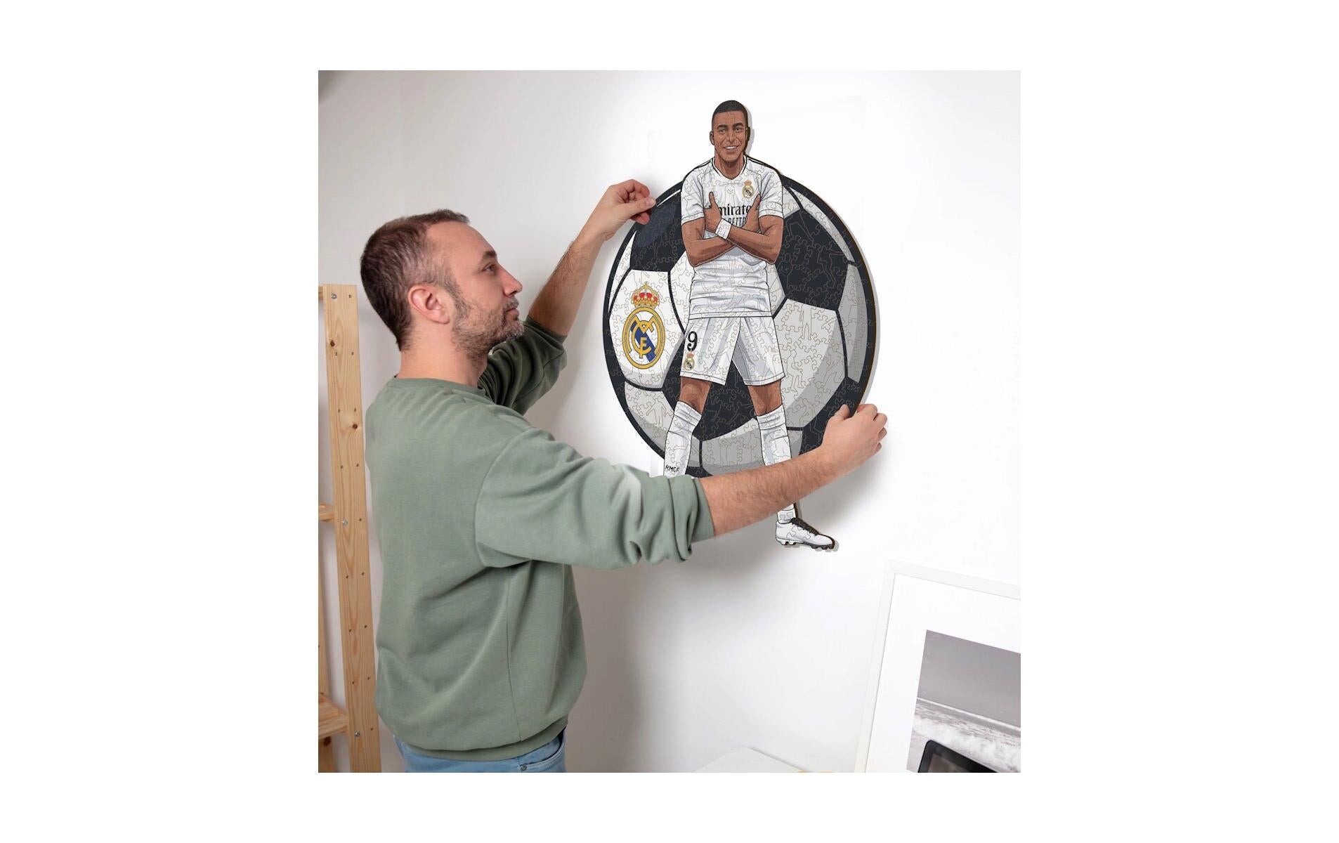 Iconic Puzzles Puzzle Kylian Mbappé – Real Madrid – 270 Teile – 42 × 30 cm – ab 10 J. – Holz – FSC