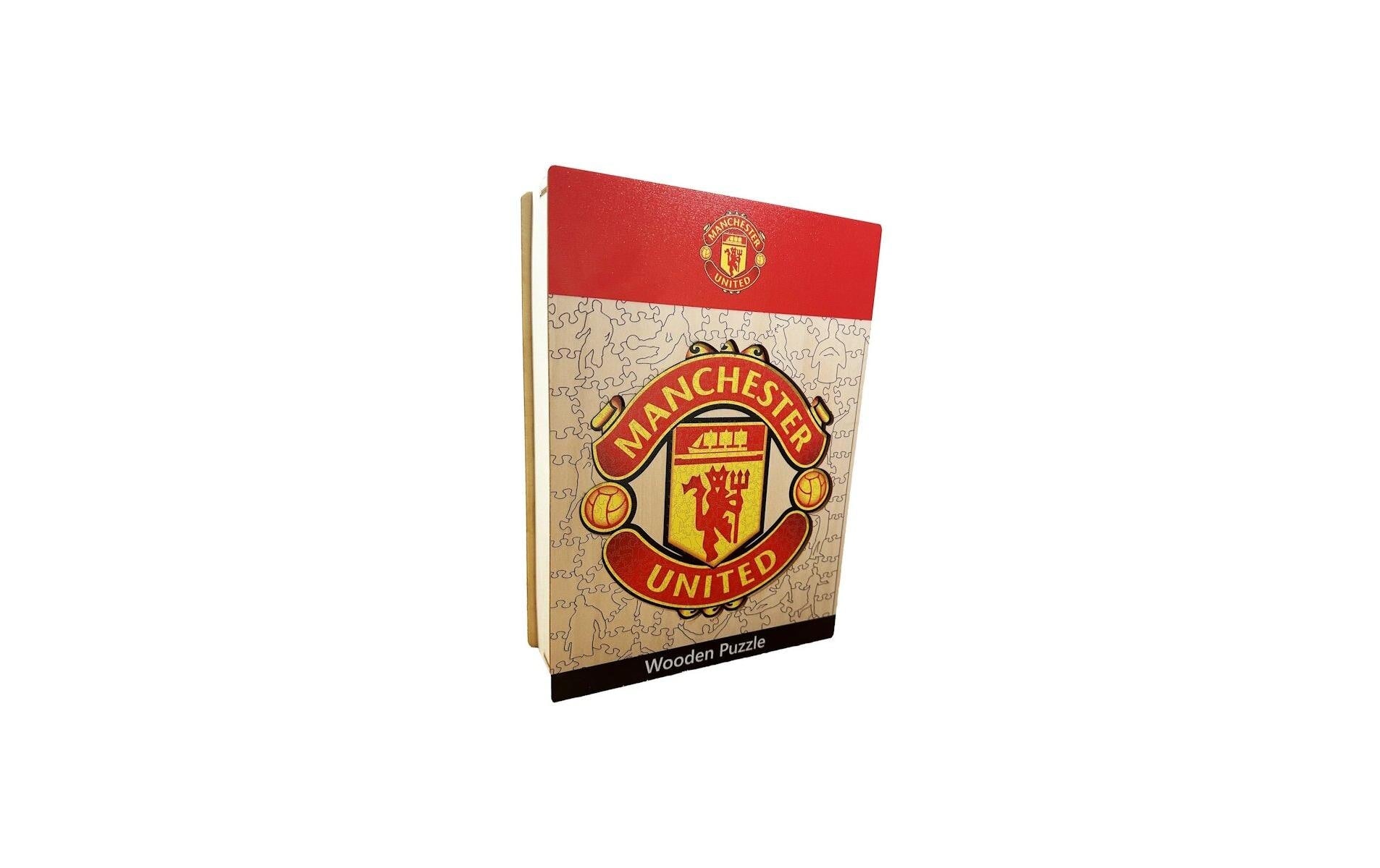 Iconic Puzzles Puzzle FC Manchester United – 270 Teile – 37,5 × 37,5 cm – ab 10 J. – Holz