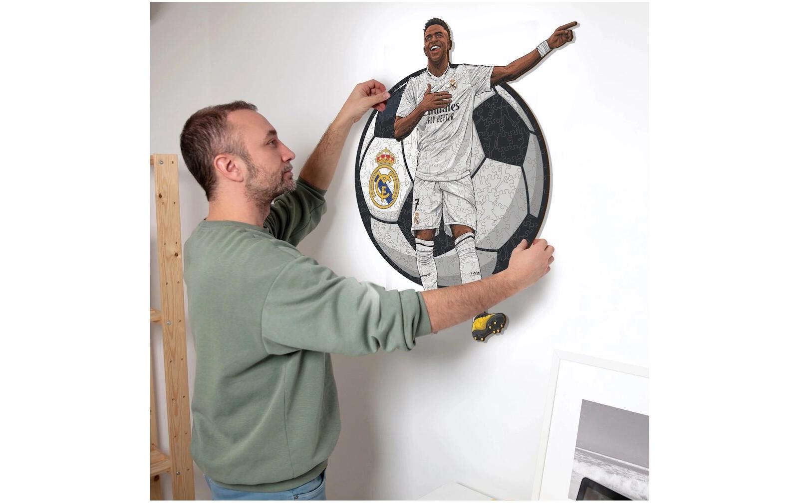Iconic Puzzles Vinicius Jr. - Real Madrid – Logikspiel, 1 Spieler, ab 10 Jahren, mehrsprachig